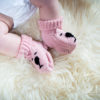 acorn-infant-pink-booties-oh-my-golly-gosh